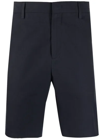 Paul Smith Straight-leg Bermuda Shorts In 蓝色