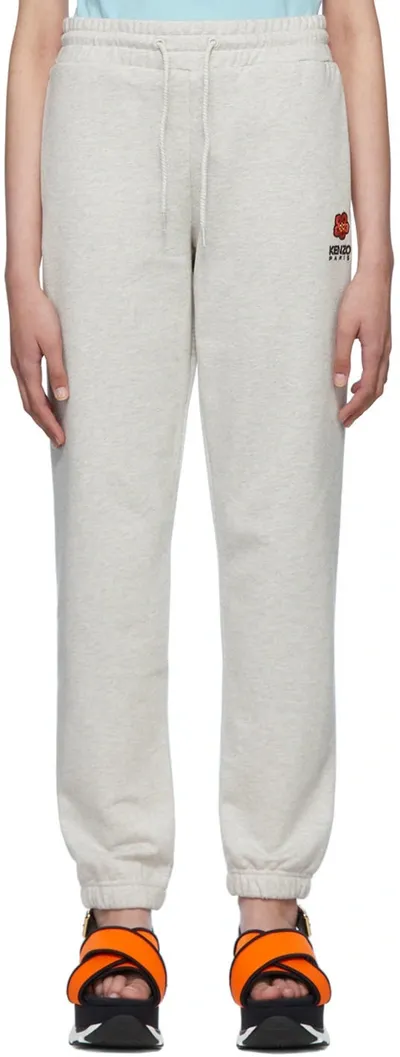 Kenzo Boke Flower Sweatpants In Gris Clair