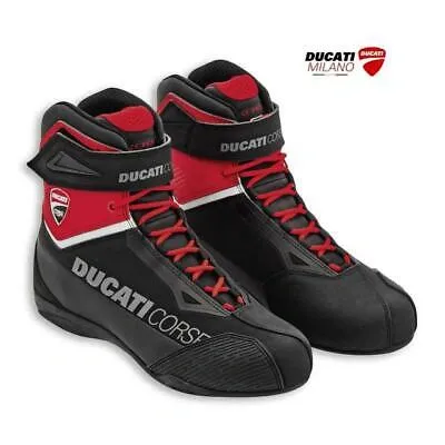 Pre-owned Ducati Stiefel Niedrig Techniker Motorrad Original  Corse City C2 Sw / Rot