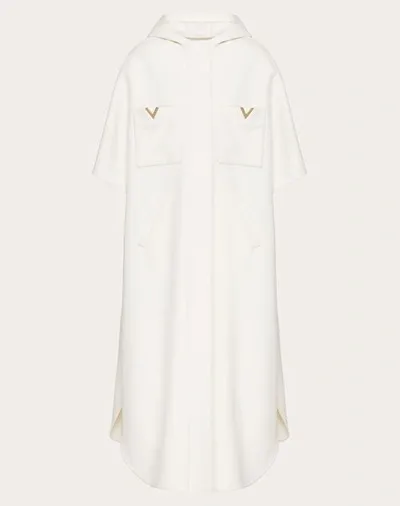 Valentino Compact Drap Ivory-coloured Cape