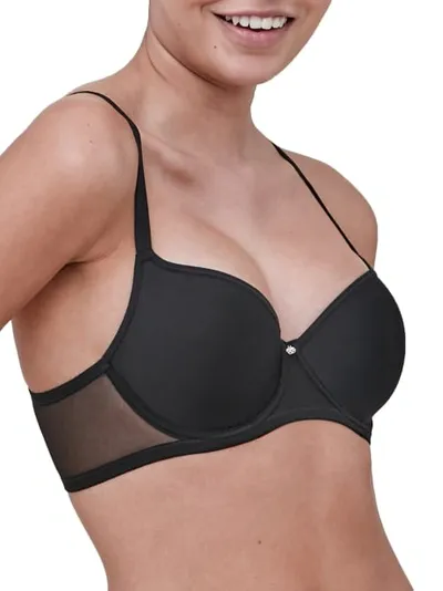 Skarlett Blue Spellbound Convertible Spacer T-shirt Bra In Black