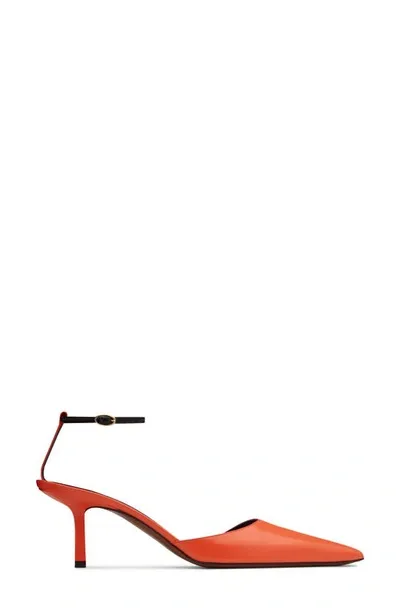 Neous Toliman Ankle Strap Pump In Orange