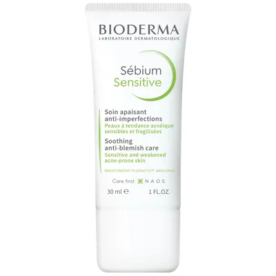 Bioderma Sebium Sensitive Soothing Moisturising Anti-blemish Cream 30ml