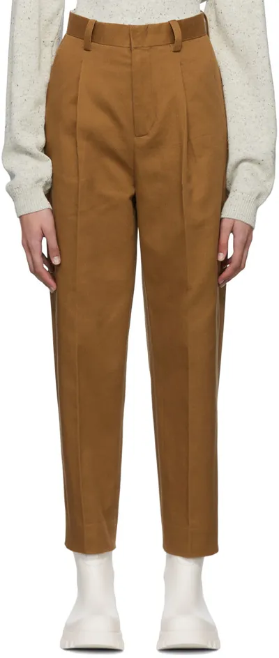 Holzweiler Brown Maia Trousers In 1102 Camel