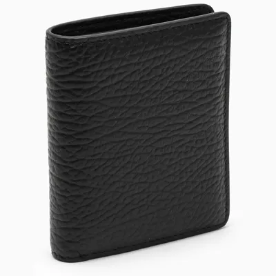 Maison Margiela Black Bi-fold Wallet With Coin Holder