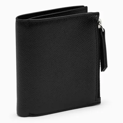 Maison Margiela Black Bi-fold Wallet With Zip