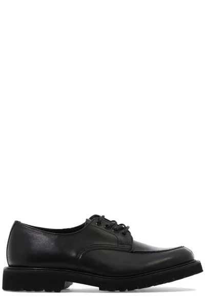 Tricker's Kilsby Lace Up Derby Shoes In Black