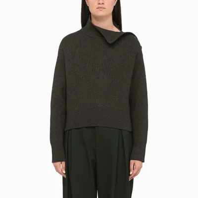 Bottega Veneta Grey Cashmere Turtleneck Sweater