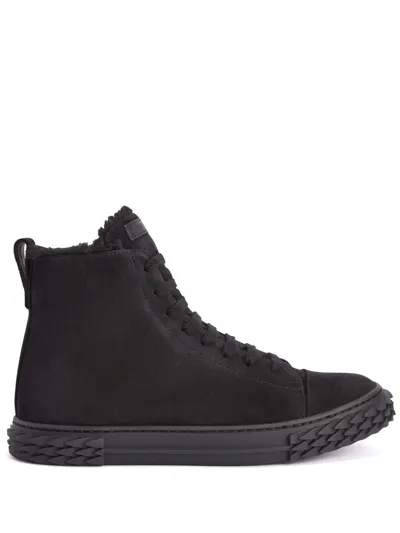 Giuseppe Zanotti Ecoblabber High-top Sneakers In Black