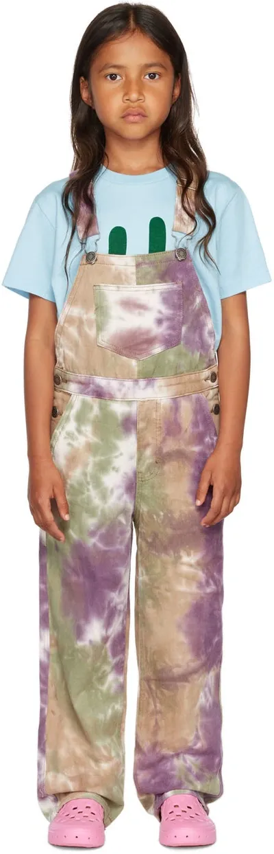 Molo Kids Multicolor Aer Overalls In 6010 Tie Dye