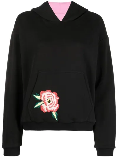 Kenzo Reversible Cotton Sweatshirt In Black