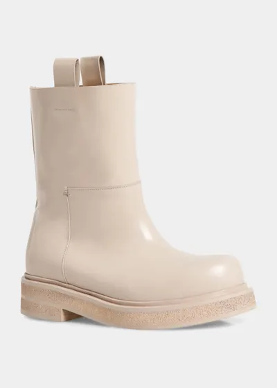 Quira Ssense Exclusive Beige Lilibeth Boots In Concrete