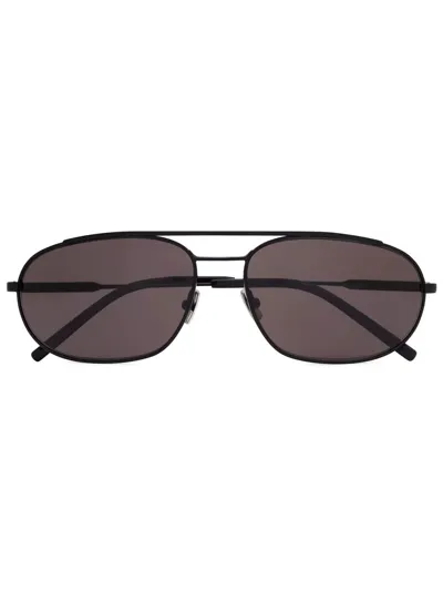 Saint Laurent Sl 561 Pilot-frame Sunglasses In Black