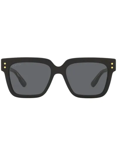 Gucci Eyewear Square Frame Sunglasses In Black