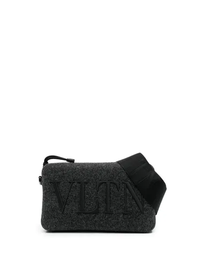 Valentino Garavani Vltn Shoulder Bag In Black