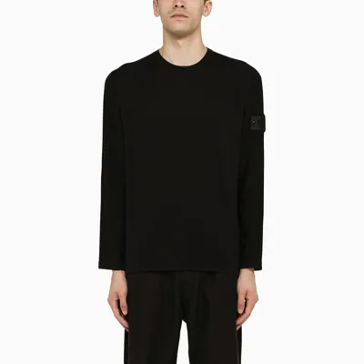 Stone Island Shadow Project Black Crew Neck Sweater