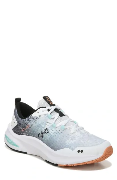 Ryka No Limit Training Sneaker In White Fabric