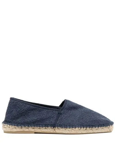 Orlebar Brown Fleet Towelling-effect Espadrilles In Blue