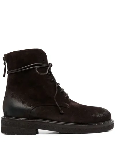 Marsèll Lace-up Ankle Boots In Brown