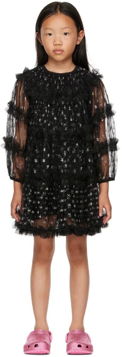 Flakiki Ssense Exclusive Kids Black Barbie Tulle Dress