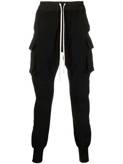 Rick Owens Mastodon Cut Drawstring Pant In Black