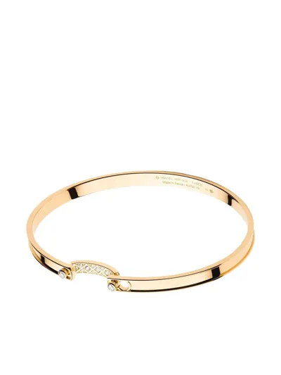 Nouvel Heritage 18kt Yellow Gold Parisian Stroll Diamond Bangle