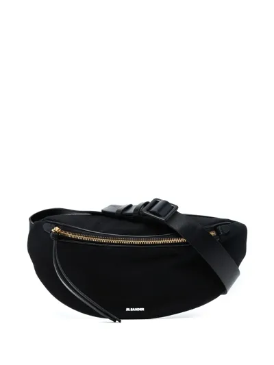 Jil Sander Moon Belt Bag In 黑色