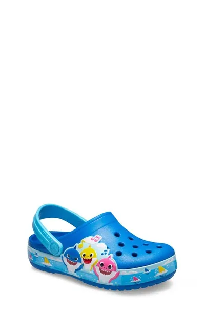 Crocs Toddler Fun Lab Baby Shark Band Clogs Kids Bright Cobalt C10