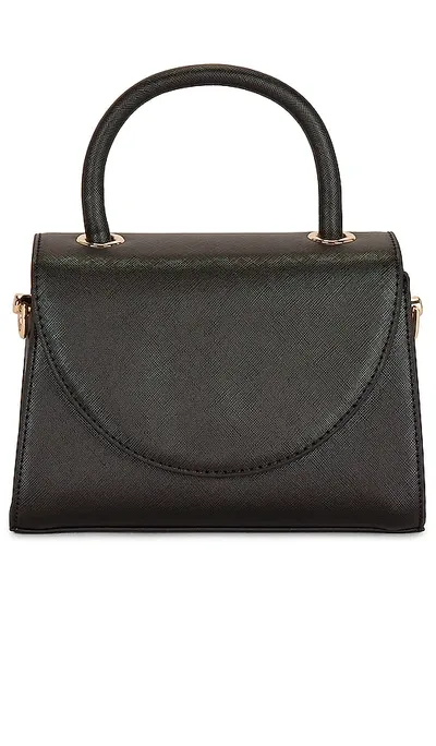 Olga Berg Sasha Top Handle Bag In Black