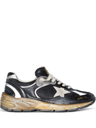 Golden Goose Running Dad Net Low-top Sneakers In Black