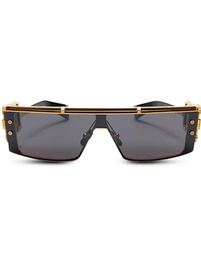 Balmain Eyewear Wonder Boy Tinted Sunglasses In Black