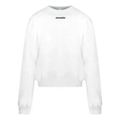 Pre-owned Off-white Off White Herren Sweatshirts Omba035e20fle002 0125 Jumper