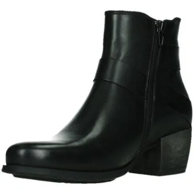 Pre-owned Wolky Damen Stiefeletten 0287530-000 Schwarz 957169