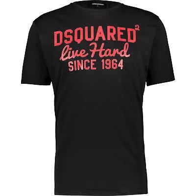 Pre-owned Dsquared2 Herren T-shirts S71gd0131 S21600 900 T-shirt