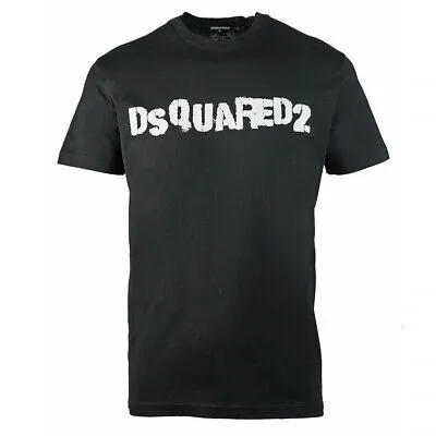 Pre-owned Dsquared2 Herren T-shirts S74gd0494 S22427 900 T-shirt