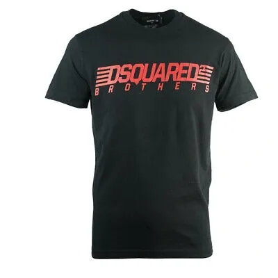 Pre-owned Dsquared2 Herren T-shirts S71gd0807 S20694 900 T-shirt