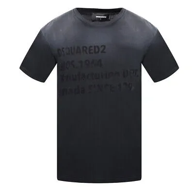 Pre-owned Dsquared2 Herren T-shirts S74gd0640 S21600 900 T-shirt