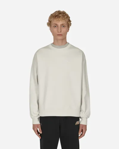 Nike Solo Swoosh Crewneck Sweatshirt White In Multicolor