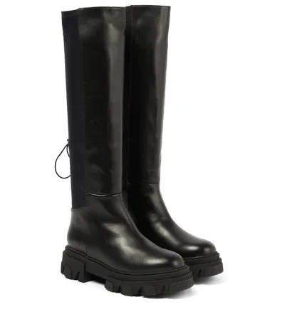 Gia Borghini Gia X Pernille Teisbaek Perni 07 Leather Boots In Black