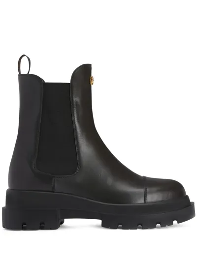 Giuseppe Zanotti Tankie Beatle Ankle Boots In Black