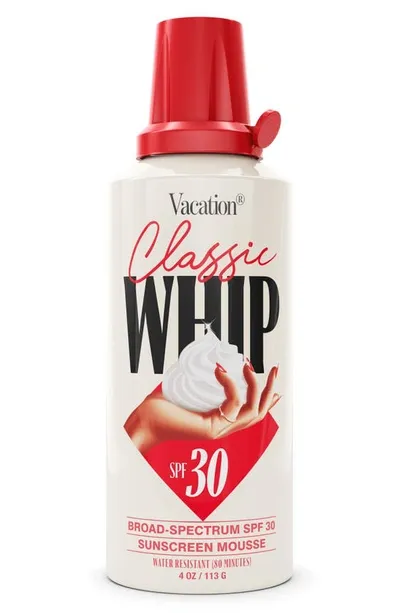 Vacation Classic Whip Spf 30 Sunscreen Mousse 4 Oz.