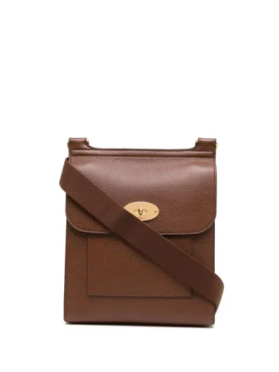 Mulberry Small Antony Leather Crossbody Bag In Brown