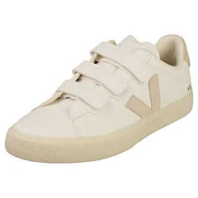 Pre-owned Veja Recife Logo Chromefree Herren White Sable Sneaker Beilaufig - 45 Eu