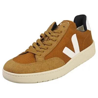 Pre-owned Veja V-12 Herren Brown White Sneaker Beilaufig - 41 Eu