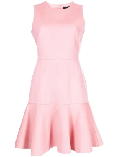 Paule Ka Flared Shift Dress In Pink