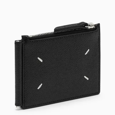 Maison Margiela Black Leather Horizontal Wallet