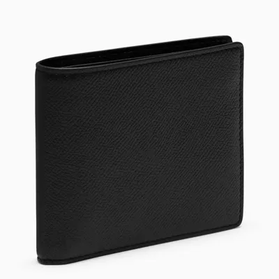 Maison Margiela Black Leather Bi-fold Wallet