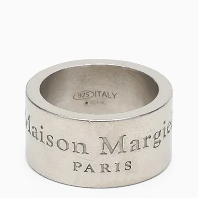 Maison Margiela Silver Ring In Metal