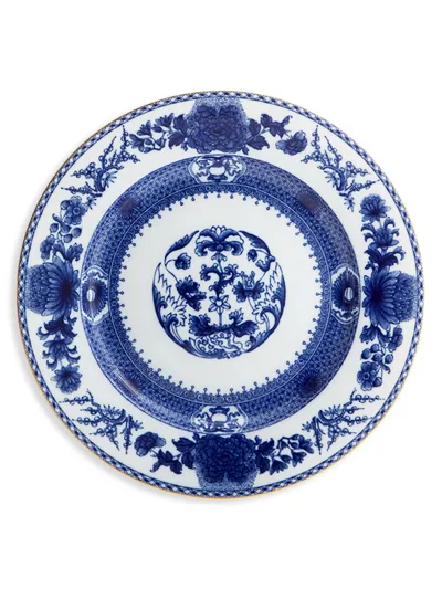 Mottahedeh Imperial Blue Dinner Plate In Blu/wht