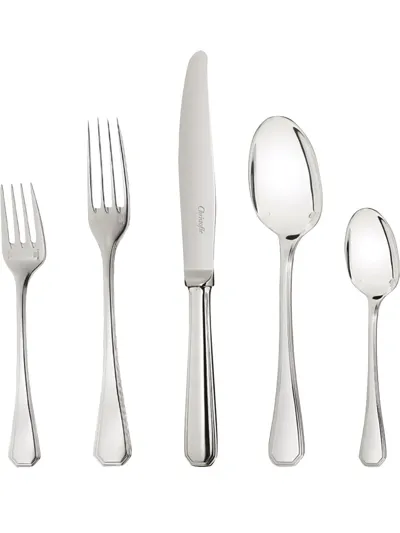 Christofle America Five-piece Individual Silver-plated Place Settings